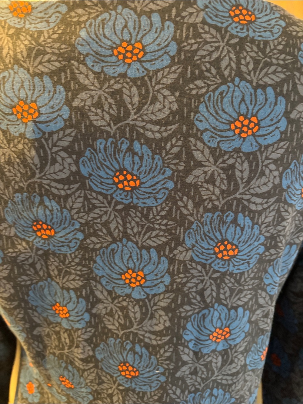 NWT Seasalt Cornwall Kestrel Bamboo Dress Blue Floral Knit Long Sleeve Fall - Picture 4 of 10